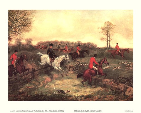 Framed Breaking Cover Print