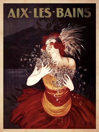 Framed Aix-Les-Bains Print