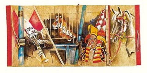 Framed Circus, Circus Print