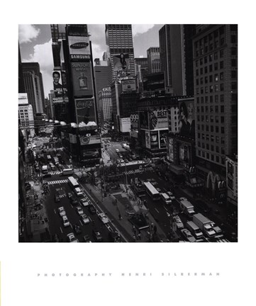 Framed Times Square Afternoon Print