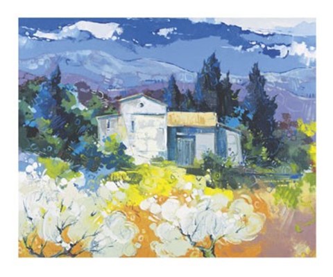 Framed Douceur Printaniere Print