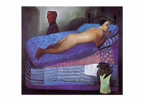 Framed Manao Tupapau Print