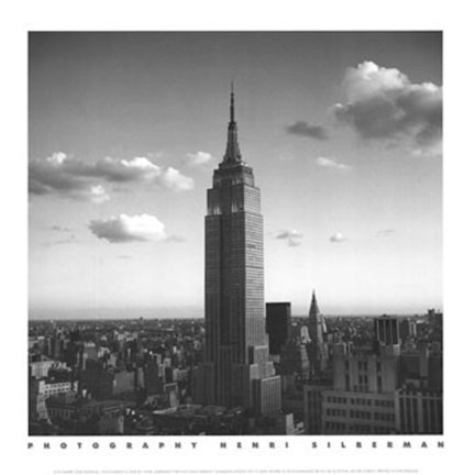 Framed Empire State Building Print