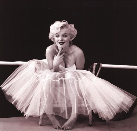 Framed Marilyn Monroe - Ballerina Print