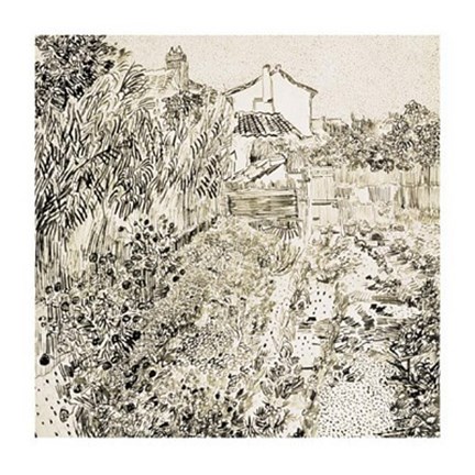 Framed Jardin de Fleurs Print