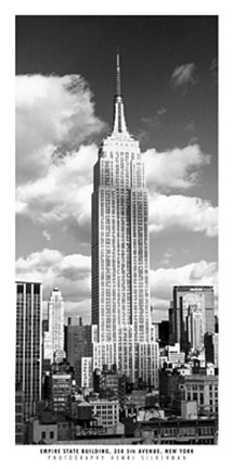 Framed Empire State Building Print
