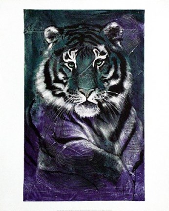 Framed Young Tiger Print
