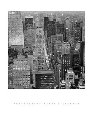 Framed Fifth Avenue at Dusk Print