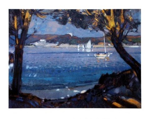 Framed Reverie dans les Iles d&#39;Or Print