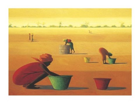 Framed Woman&#39;s Work Print