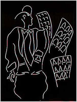 Framed Downtown Print