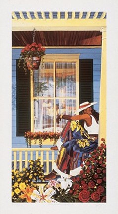 Framed Grandma&#39;s Visitor Print
