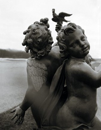 Framed Cherub I Print