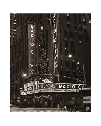 Framed Radio City Print