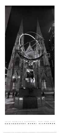 Framed Saint Patrick's Cathedral, NYC Print