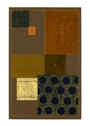Framed Abstract in Brown I Print