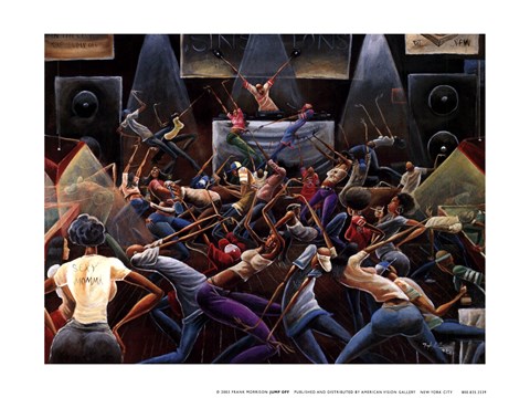 Framed Jump Off (mini) Print