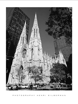 Framed Saint Patrick&#39;s Cathedral, NYC Print