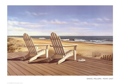 Framed Point East Print