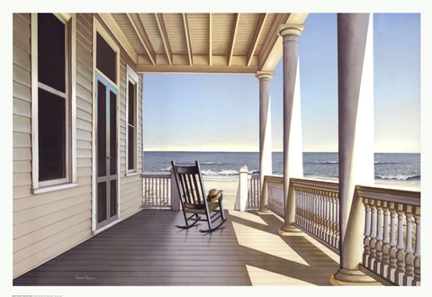 Framed Carolina Porch Print
