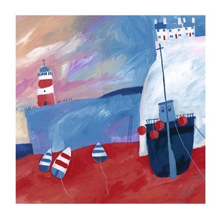 Framed Low Tide Print