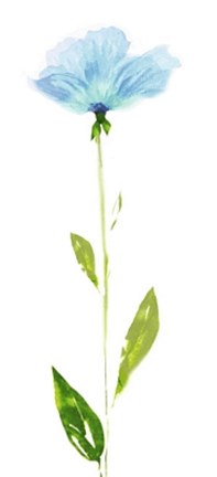 Framed Shades of Blue Print