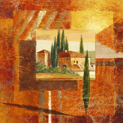 Framed Toscana III Print