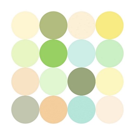 Framed Sixteen Circles Make a Square II Print