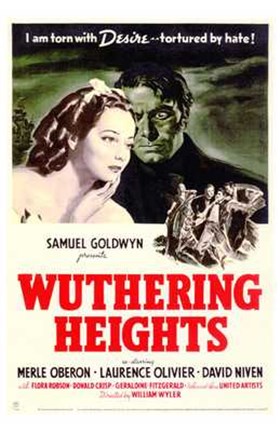 Framed Wuthering Heights - Samuel Goldwyn Print