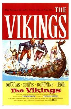 Framed Vikings (movie poster) Print