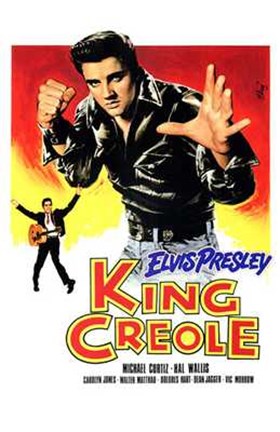 Framed King Creole Leather Jacket Print