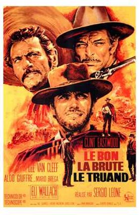 Framed Good  the Bad and the Ugly French Print