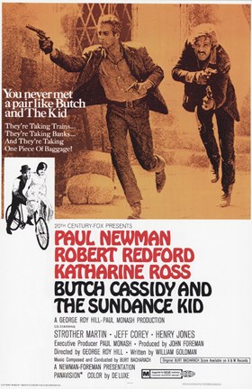 Framed Butch Cassidy and the Sundance Kid Print
