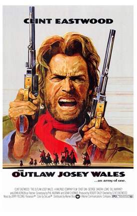 Framed Outlaw Josey Wales Print