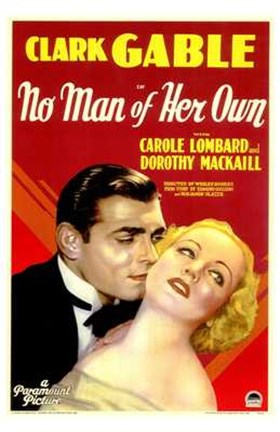 Framed No Man of Her Own With Dorothy Mackall Print