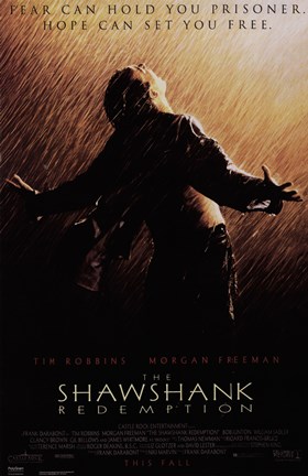 Framed Shawshank Redemption Freedom Print
