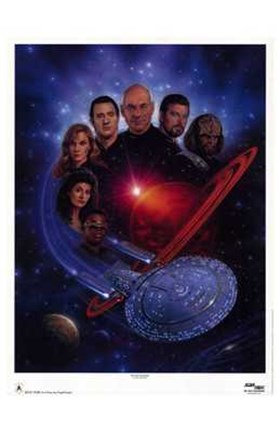 Framed Star Trek: The Next Generation Print