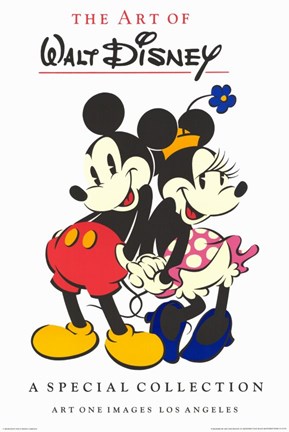 Framed Mickey Mouse Commercial Gallery Print