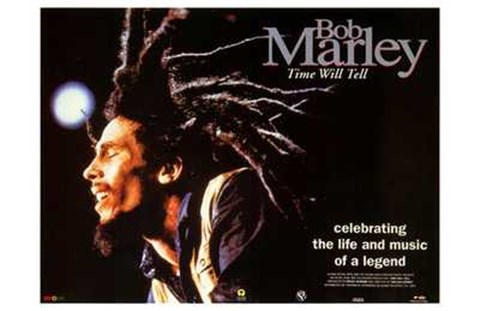 Framed Bob Marley Time Will Tell Print