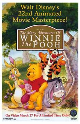 Framed Many Adventures of Winnie the Pooh Print