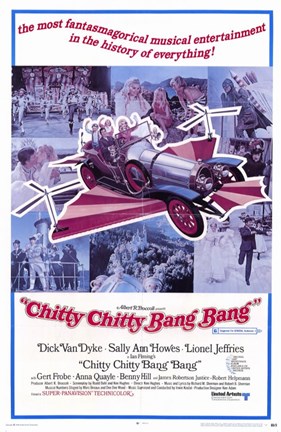 Framed Chitty Chitty Bang Bang Print