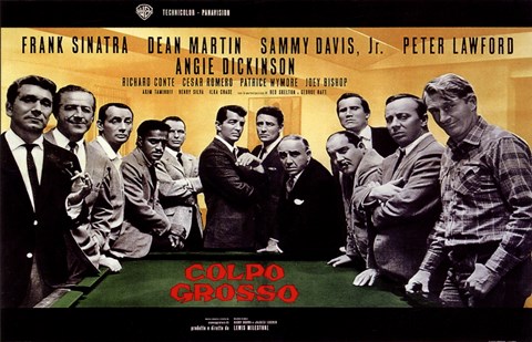 Framed Oceans 11 Colpo Grosso Pool Table Print
