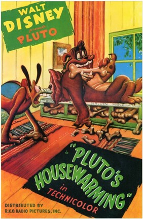 Framed Pluto&#39;s Housewarming Print