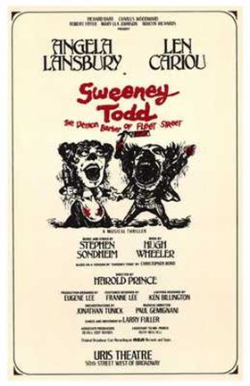 Framed Sweeney Todd (Broadway Musical) Print