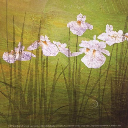 Framed Garden Delights II Print