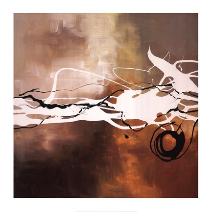 Framed Copper Melody II Print