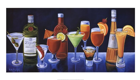 Framed Cocktail Hour Print