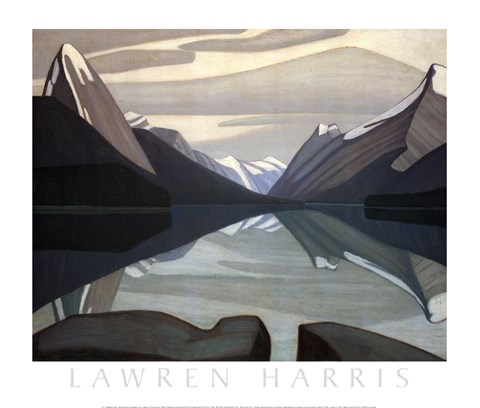 Framed Maligne Lake, Jasper Park Print
