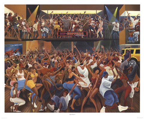 Framed Hip Hoppers Print