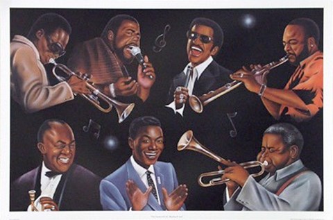 Framed Greatest of All - Rhythm &amp; Jazz Print